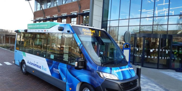 Autonomous First Bus 750x375 - First Bus Launches UK's First Zero Emission Autonomous Bus Service
