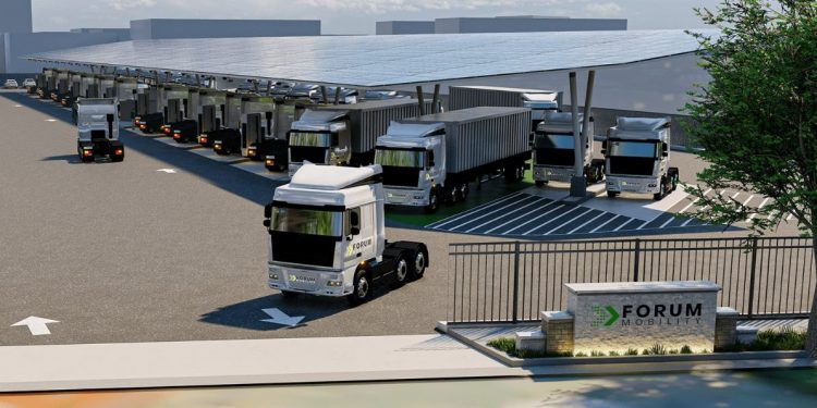 Forum Mobility CBRE and Homecoming Capital Invest 400 Million in Electric Truck Charging Depots in California 750x375 - Forum Mobility, CBRE, and Homecoming Capital Invest $400 Million in Electric Truck Charging Depots in California