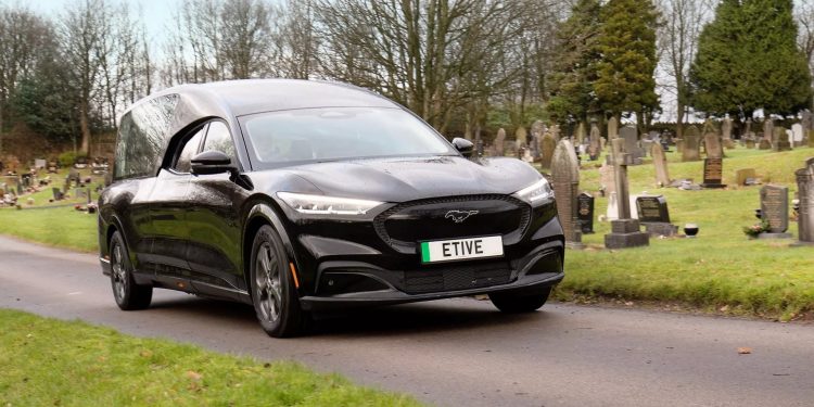Hearse Ford Mustang Mach E 1 750x375 - Coleman Milne Introduces Electric Hearse and Limousine based on Ford Mustang Mach-E