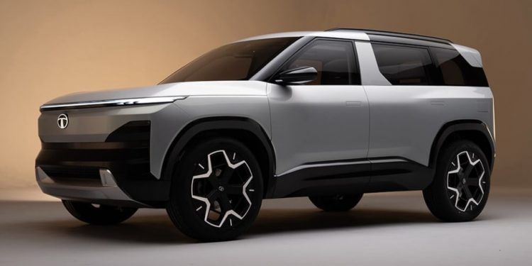 Tata Sierra electric SUV 1 750x375 - Tata Motors showcased the electric versions of the Sierra and Harrier SUVs at Auto Expo 2023