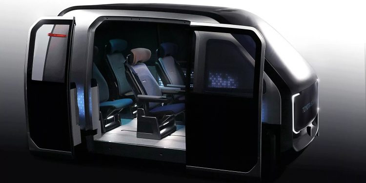 Toyota Boshoku MX221 1 750x375 - Toyota Boshoku showcases the Autonomous Pod concept with a futuristic design