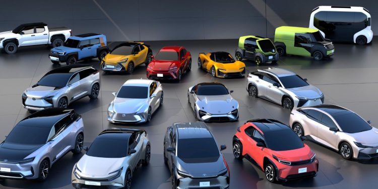 Toyota EV Lineup 1 750x375 - Toyota Developing EV-Only Platform to Increase Competitiveness - Report