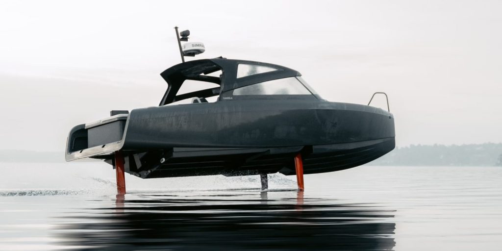 Candela C-8: The First Electric Hydrofoil Boat Powered by Polestar Technology
