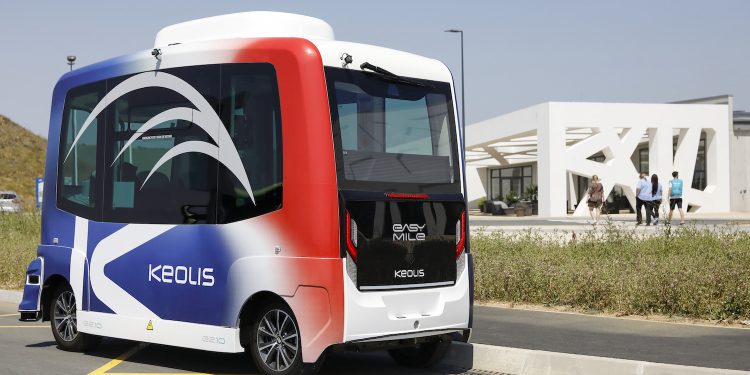 easymile keolis 750x375 - EasyMile Takes a Step Forward in Providing Driverless Transport for 2024 Olympics and Paralympics