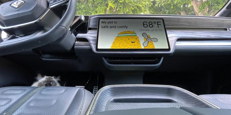rivian pet comfort mode 750x375 - Activating Pet Comfort Mode on Your Rivian Electric Vehicle: A Step-by-Step Guide