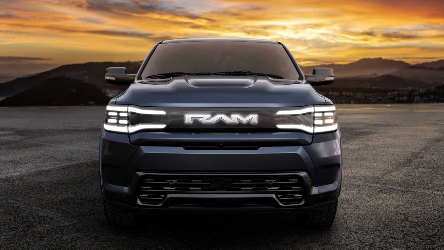 Ram Dealers Get Exclusive Sneak Peek at Second Mid-Size Electric Pickup Truck Concept 2025 Ram 1500 REV