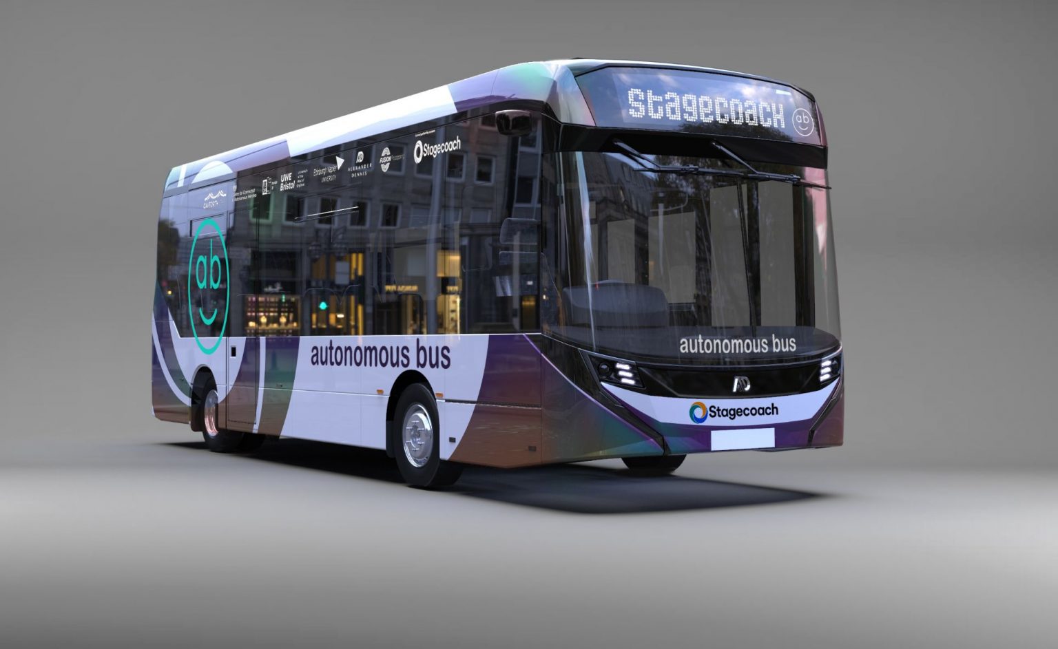 Alexander Dennis extends Autonomous Bus Trial with Next-Gen Battery-Electric Enviro100AEV in CAVForth2 Project