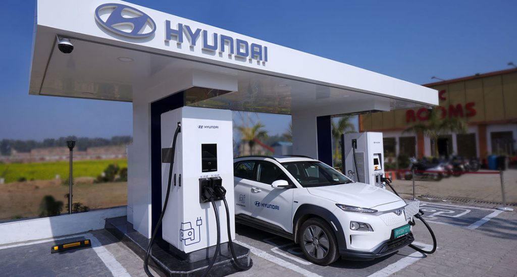 Hyundai Motor India to Install 10 Fast-Charging Stations Across Key Highways and Cities