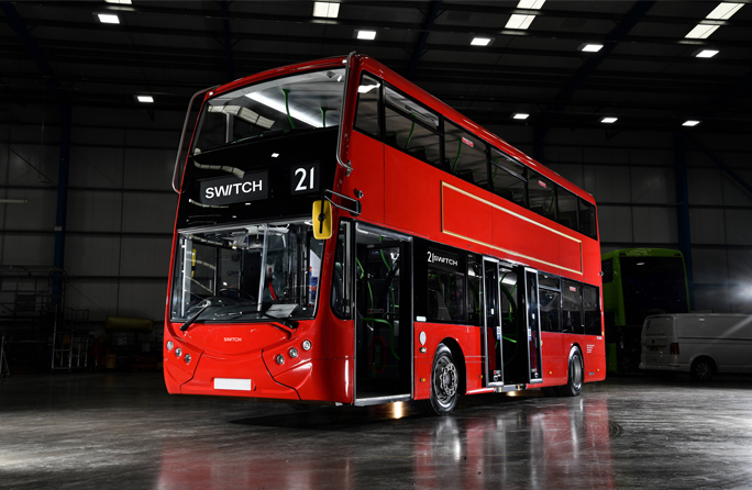 Switch EiV 22 electric double-decker bus