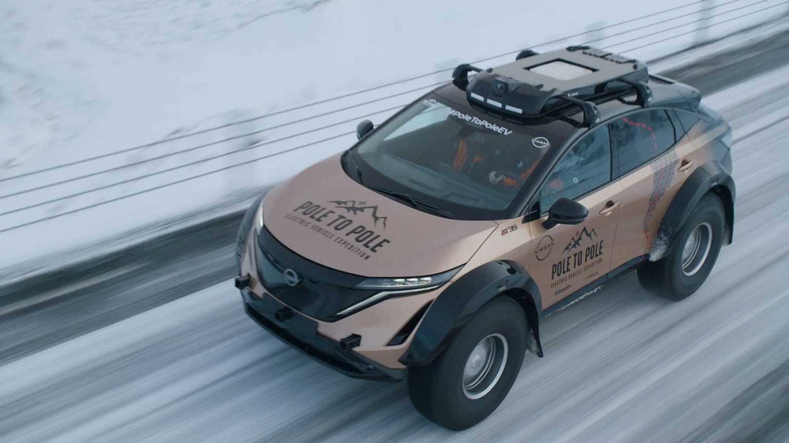 Nissan Unveils Adventure-Ready Ariya Electric SUV for Epic North-to-South Pole Journey