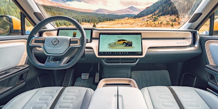 Rivian Dashboard 750x375 - Rivian Rolls Out OTA Updates for R1S and R1T: Improved Convenience and Safety Features Added