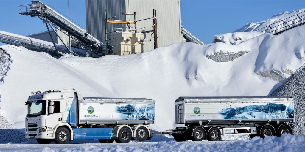 Scania delivers Norway’s largest electric truck, reducing emissions by 156 tons