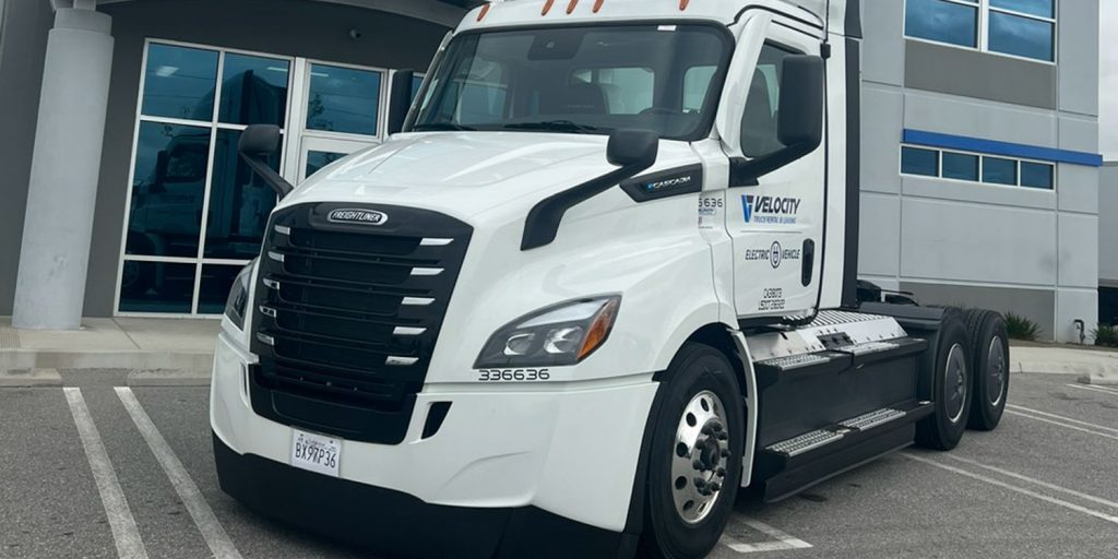 Daimler Truck North America wins deal to deliver 200 zero-emission trucks to Velocity Truck Rental & Leasing for port drayage operations