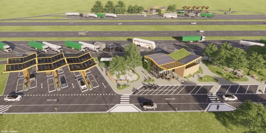 Fastned to Develop Two Charging Parks on Belgian Motorway and Opens Largest Drive-Through Location in France