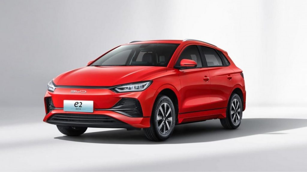 BYD’s Upgraded e2 Electric Vehicle Offers 405 Km of Range with 43.2 kWh Battery Pack