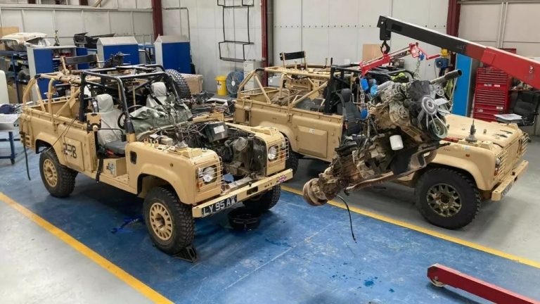 British Army's Lurcher Project: Converting Military Land Rovers into ...