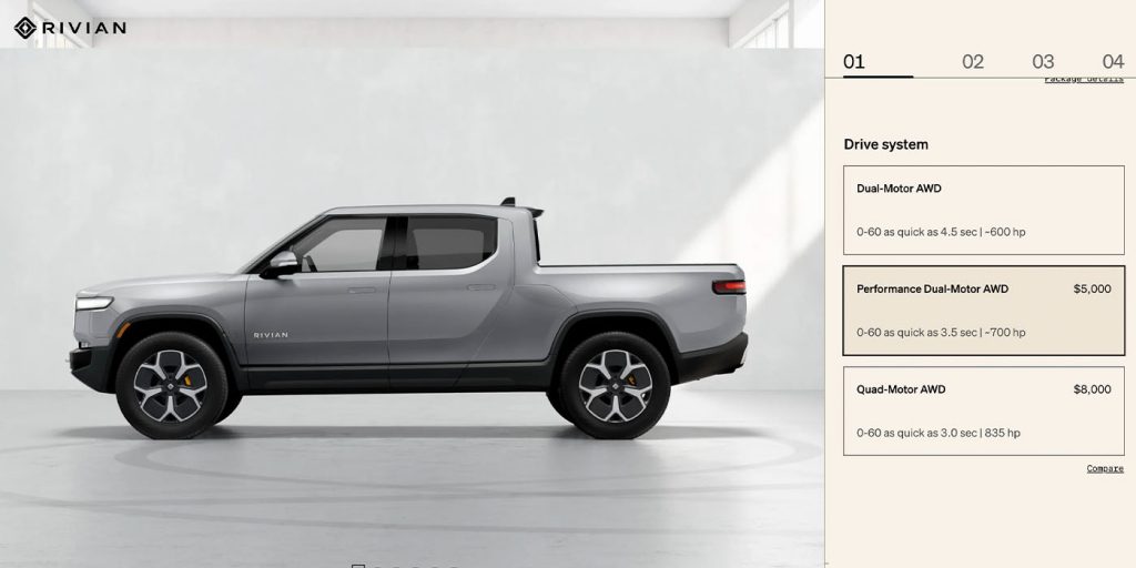 Rivian Introduces Performance Dual Motor R1T Configuration and Reveals New Max Pack Ranges