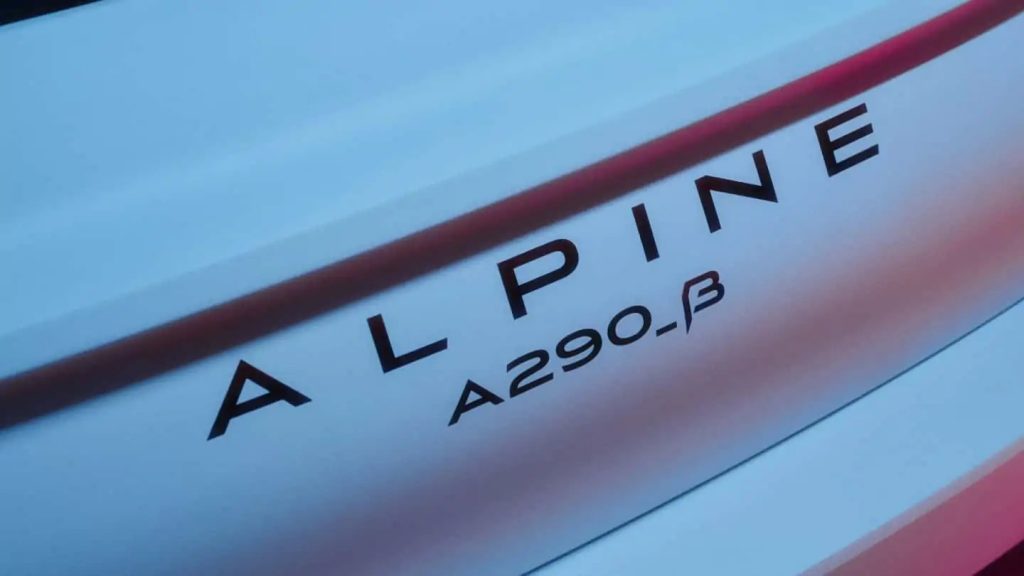 Alpine Teases A290 Beta Electric Hot Hatch Concept Ahead of May 9 Debut