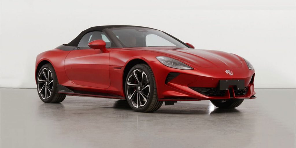 MG’s Electric Roadster, Cyberster, Set to Launch in April with Impressive Specs and Sleek Design