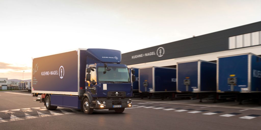 Kuehne+Nagel receives 23 electric trucks from Renault Trucks as part of larger electrification effort