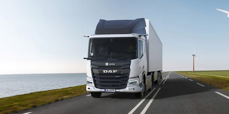 daf e lkw electric truck einride 750x375 - Einride Enters Agreement with DAF Trucks for 50 Electric Trucks