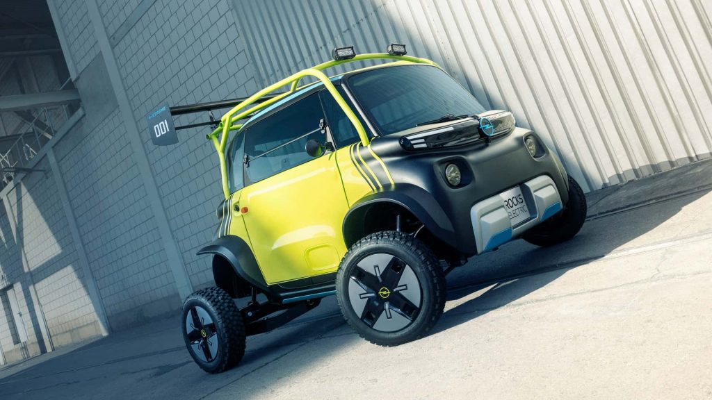 Opel Unveils Unique Electric Off-Road Prototype Based on Rocks-e Micro EV