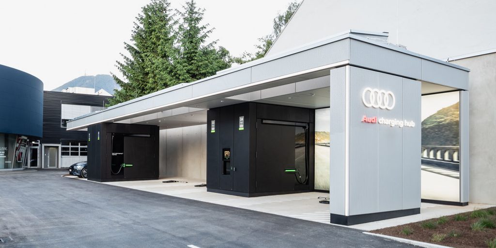 Audi Launches First Charging Hub in Austria, Collaborates with Moon Power