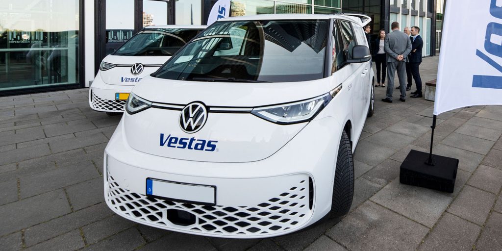 Vestas Orders 100 VW ID. Buzz Cargo Vans to Electrify Wind Turbine Service Fleet