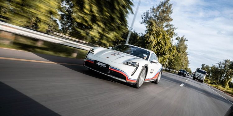 Porsche Taycan Record 750x375 - Porsche's Trademark Application for Electric Vehicle Sound Rejected in Europe