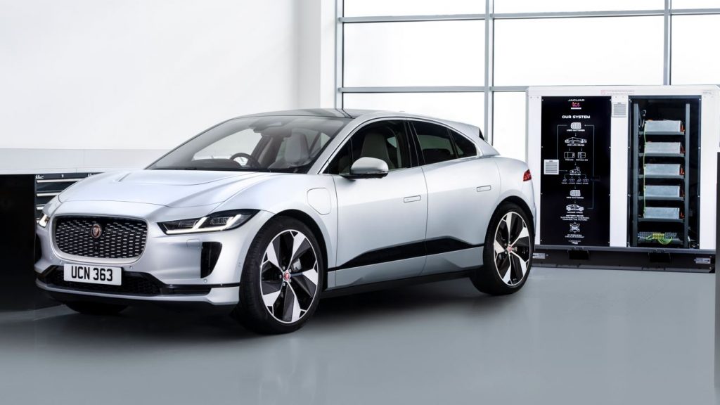 JLR Creates new Renewable Energy Storage System From Second-life Jaguar I-PACE Batteries