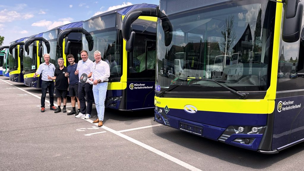 Solaris Supplies 10 Hydrogen Buses to Bavarian Operators
