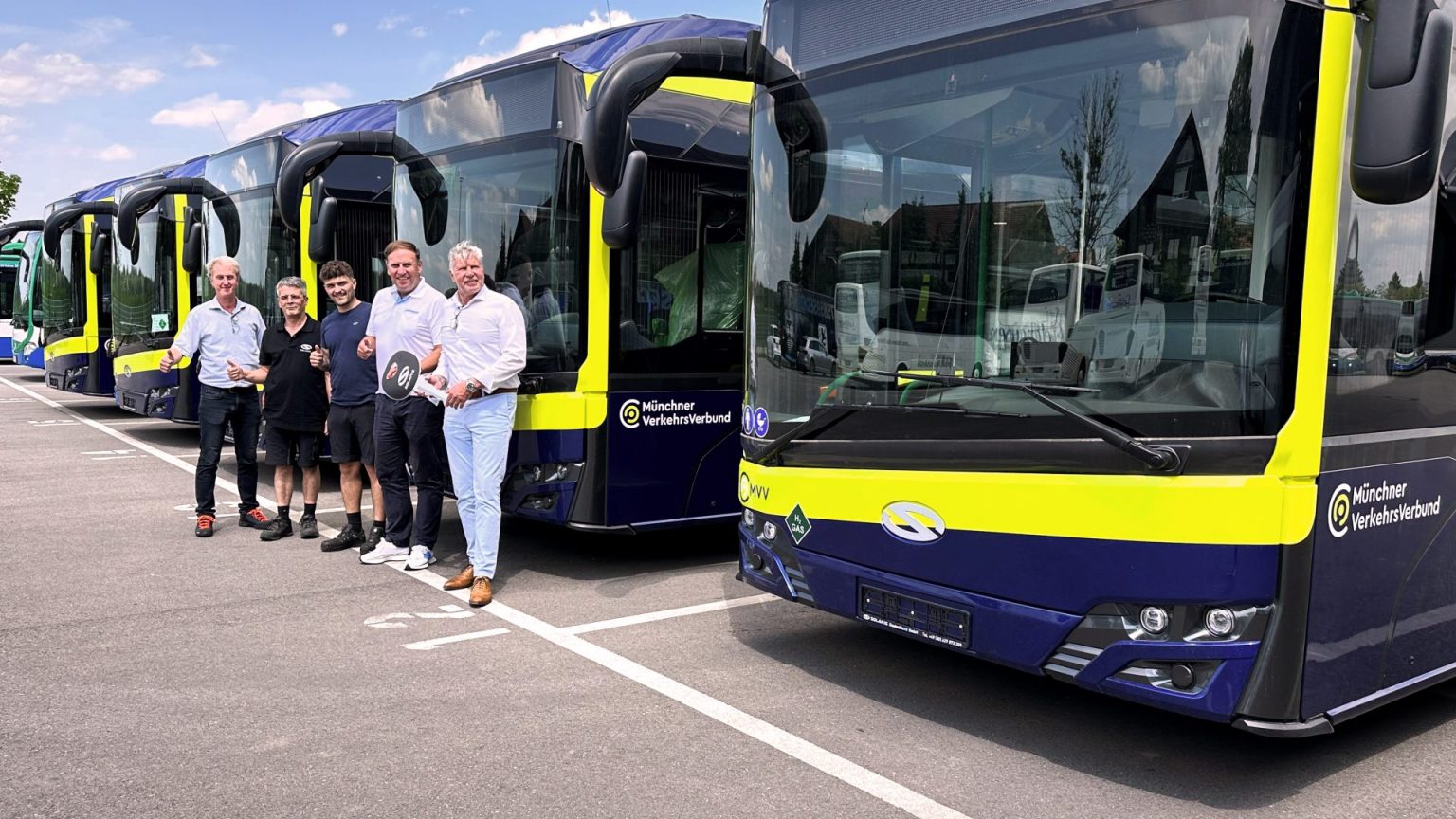Solaris Supplies 10 Hydrogen Buses to Bavarian Operators