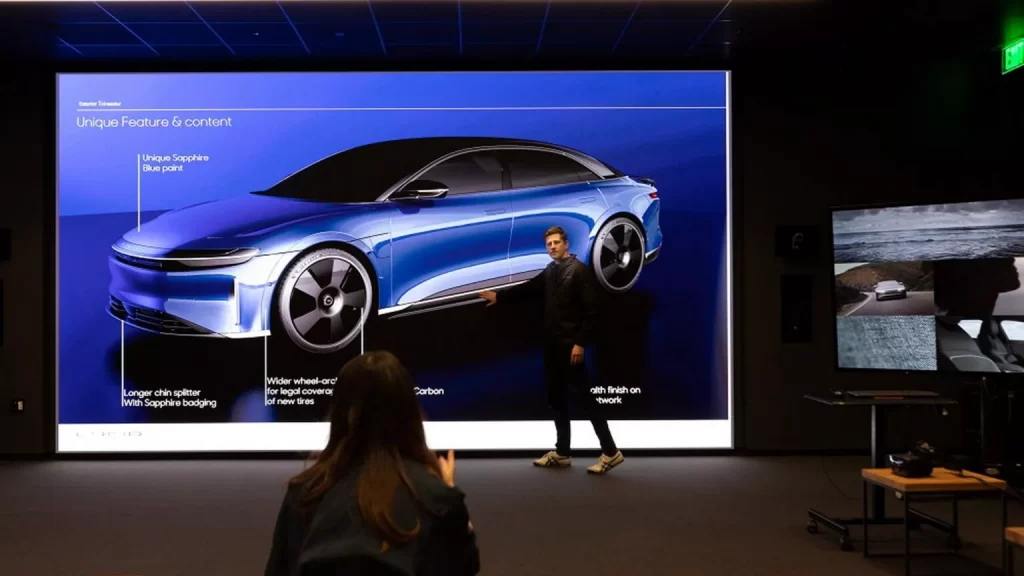 Lucid Motors Utilizes Samsung’s “The Wall” to Revolutionize Vehicle Design