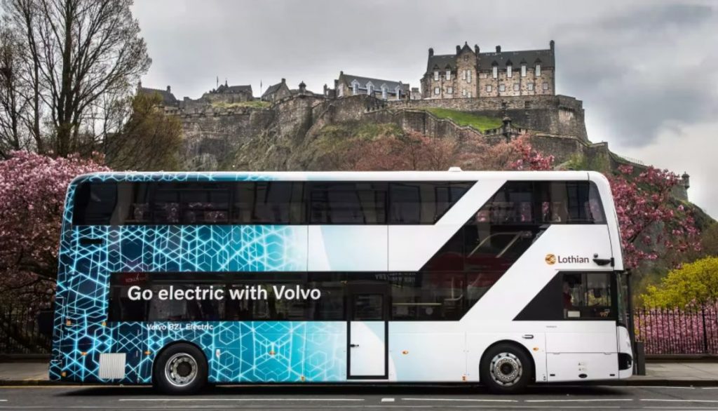 Lothian Commits £24 Million Investment in 50 New Volvo Electric Double Decker Buses for Edinburgh