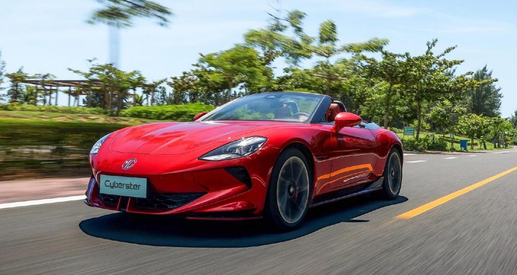 MG Motor UK Opens Orders for Electric Roadster Cyberster, Starting at £54,995