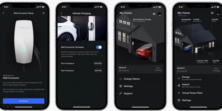 Tesla app for Wall Connector 750x375 - Tesla Launches Mobile App Integration for Wall Connector Chargers, Opening Infrastructure to Non-Tesla EVs
