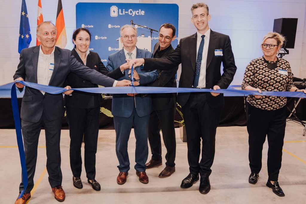 Li-Cycle Unveils First European Battery Recycling Plant in Magdeburg