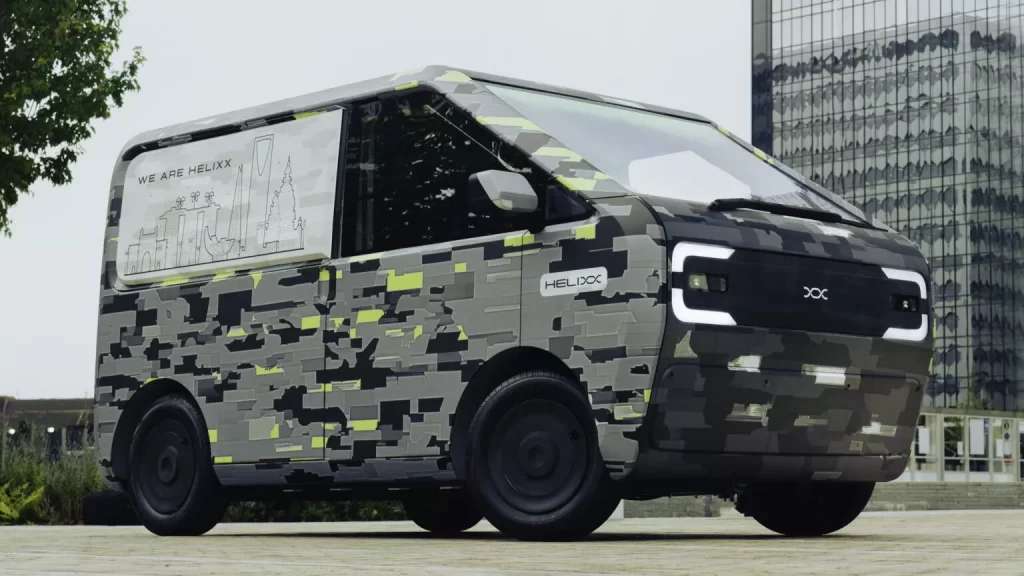 Helixx Introduces Electric Delivery Vehicle with Eco-Friendly Manufacturing Approach