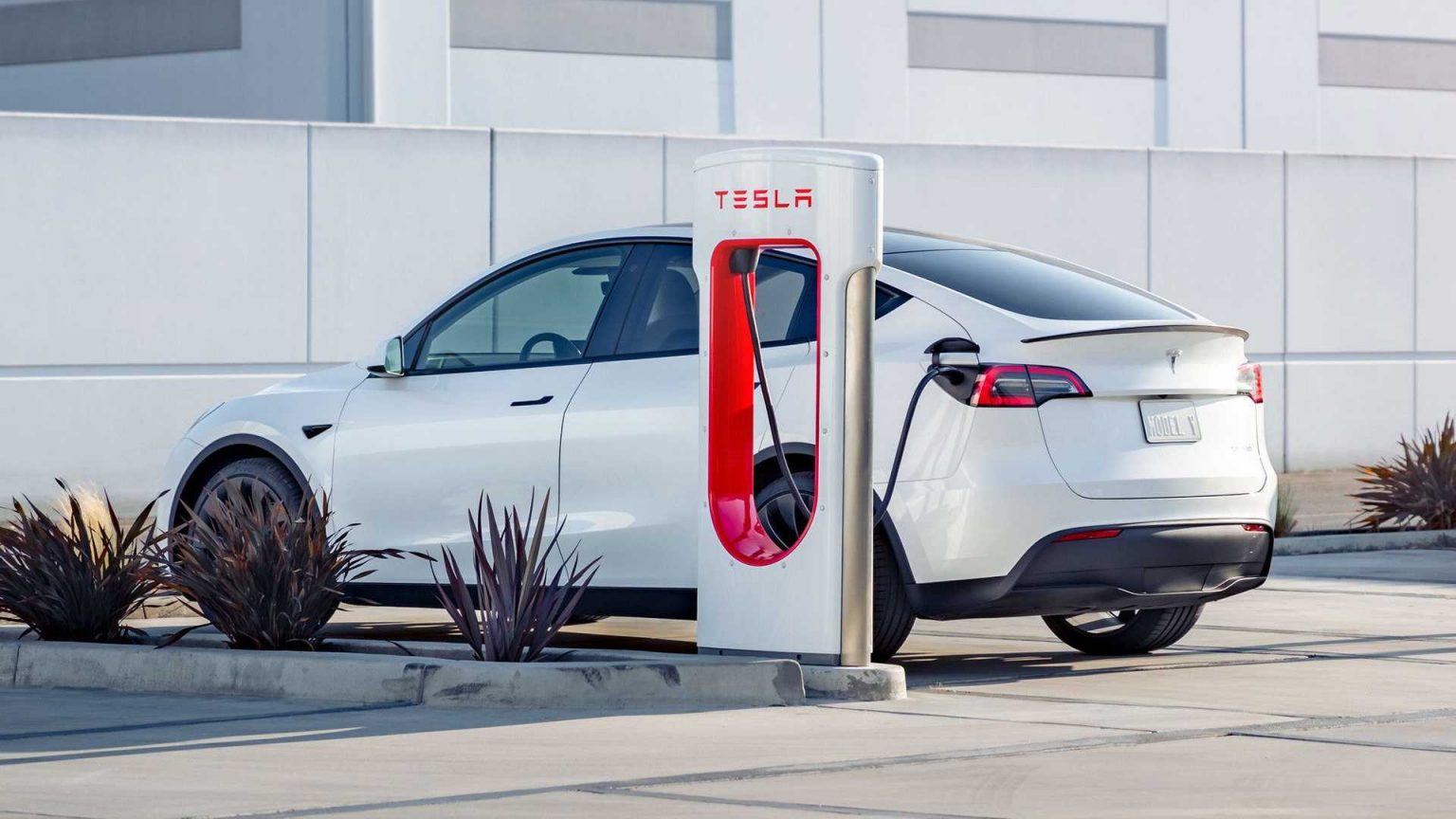 Tesla Model Y Supercharger