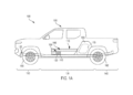 Rivian Patent 1 120x86 - Rivian R1T Patents Innovative Movie Projector Accessory for Gear Tunnel