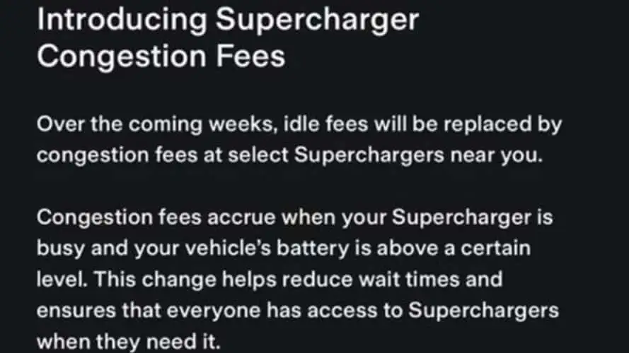 tesla supercharger congestion fees 1 - Tesla Introduces Congestion Fees at Supercharging Stations to Optimize Network Usage