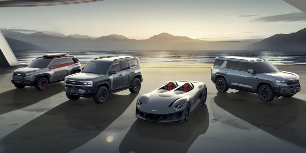 BYD’s Fang Cheng Bao Unveils New SUV Model and Concepts Ahead of Beijing Auto Show