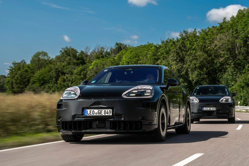 Porsche Unveils First Electric Cayenne Prototypes, Confirms Continued Diversity in Powertrains