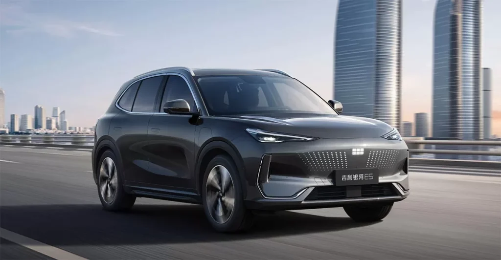 Geely Introduces Galaxy E5 SUV with 530 km Range Options and Starting Price of $15,750