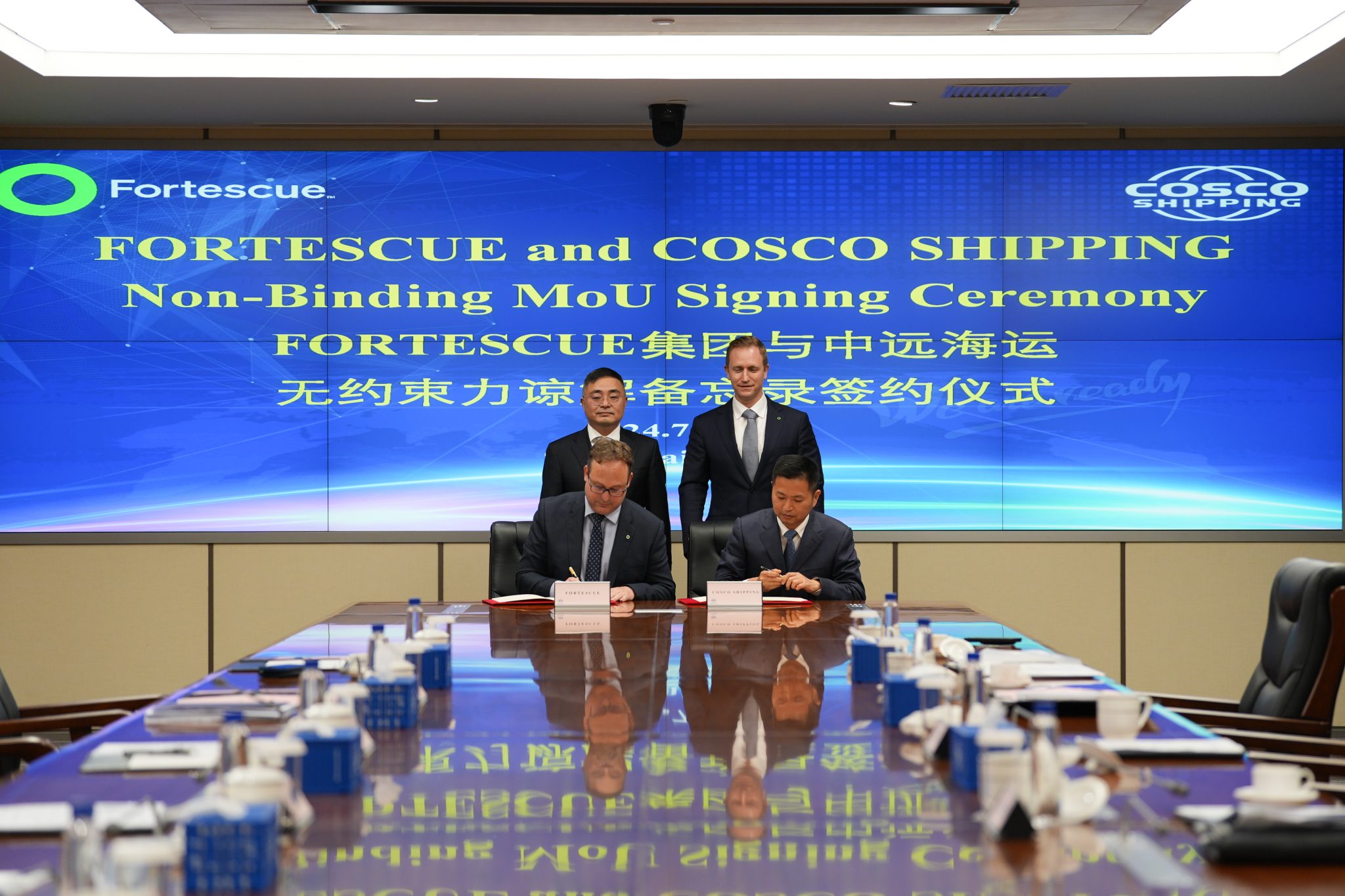 Fortescue and COSCO SHIPPING Collaborate on Decarbonizing Shipping