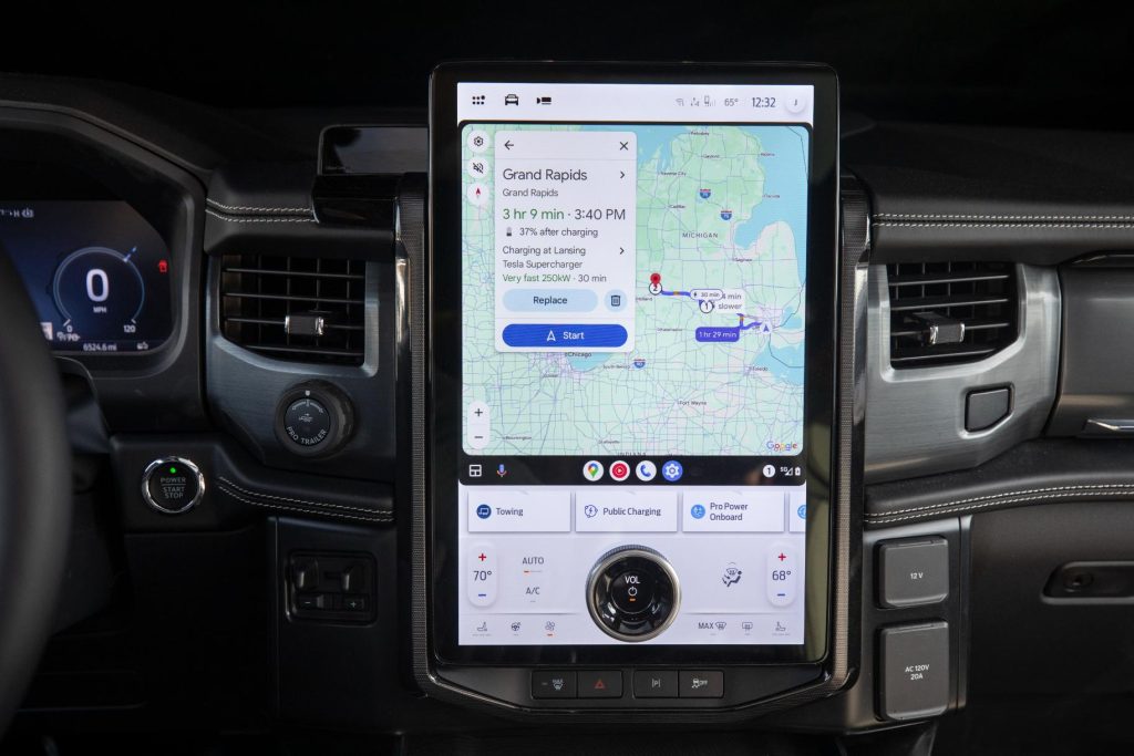 Ford Rolls Out Software Update for F-150 Lightning, Mustang Mach-E with Enhanced EV Routing in Google Maps