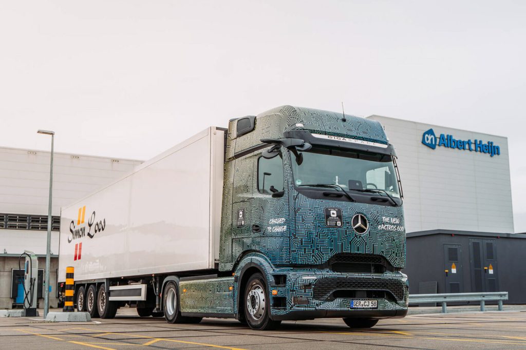 Simon Loos to Expand Electric Truck Fleet with 75 Mercedes-Benz eActros 600