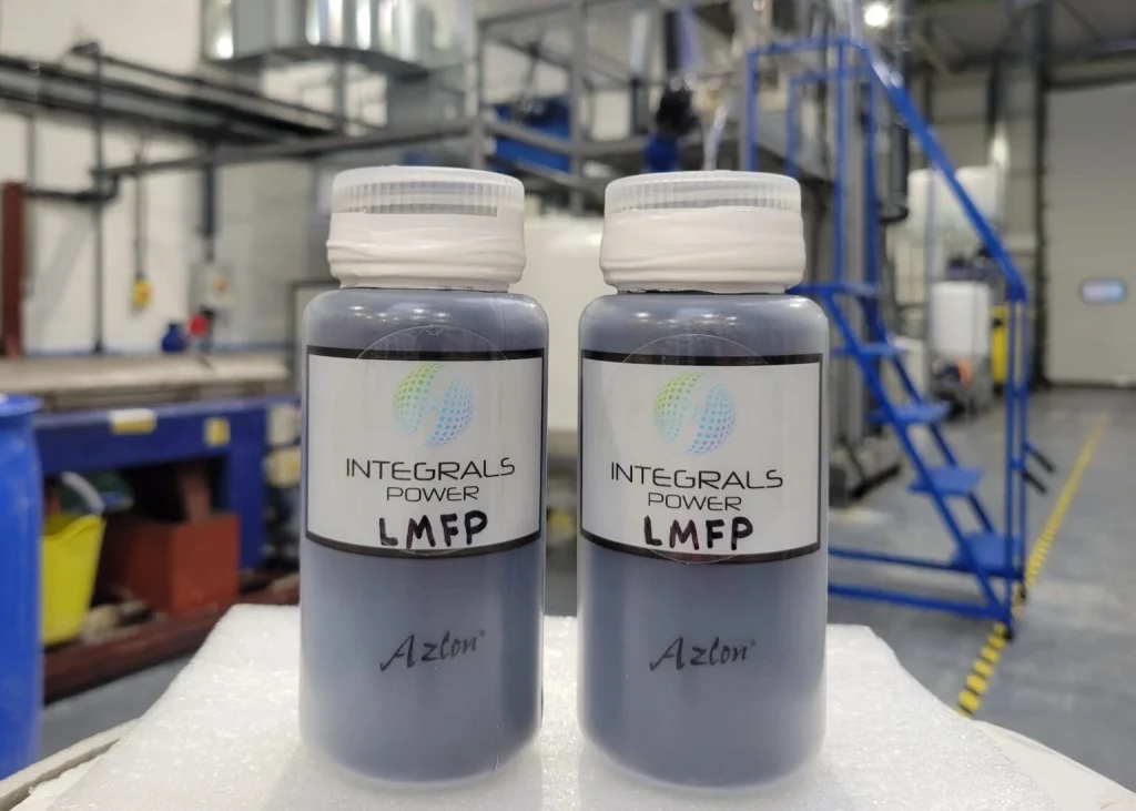 Integrals Power Begins Distribution of LFP and LMFP Cathode Materials for Automotive and Energy Storage Sectors