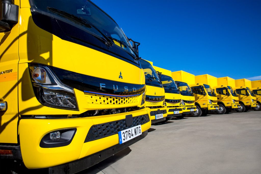 Planway Logística Adds 22 Fuso eCanter Electric Trucks to Fleet for Correos