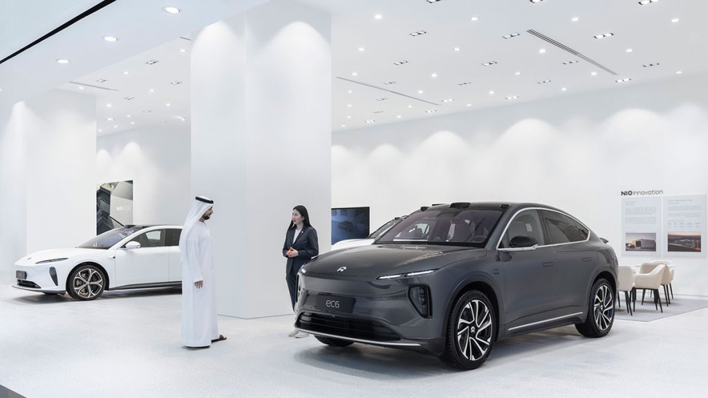 Chinese EV Maker Nio Opens Second UAE Location in DIFC